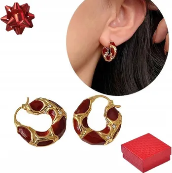 Náušnice Zlaté dámské náušnice Zirkony pozlacené Šperky pro ženy dárek