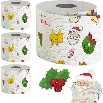 Toaletní papír Suchý toaletní papír bez vůně Glimmerstone 4 ks