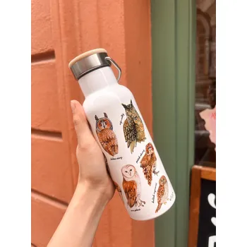 Termoska ePiPí Termoska bambus 500 ml - Sovy Objem: 500ml