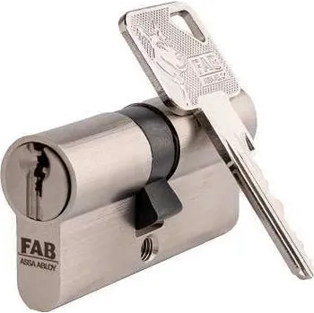 Vložka do dveří Assa Abloy 3H.00/BDPNs 40+70 6kl.cylindrická vložka FAB HOME NIKL+prostupová spojka