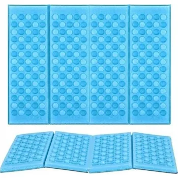 podložka na cvičení Podložka na sezení Springos modrá pěnová voděodolná 40x28x1 cm