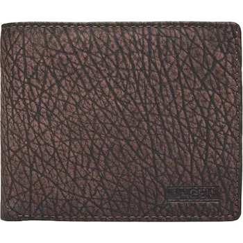 Peněženka Lagen peněženka z pravé kůže hnědá - muž