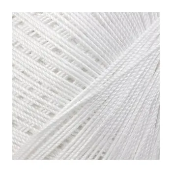 Příze Háčkovací Příze Sajnóg Cotton Fillet bílý 570 m 100 g