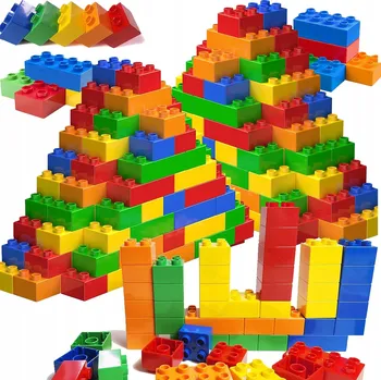 ostatní stavebnice STAVEBNICE VELKÉ PLASTOVÉ SADA 70 dílů STAVEBNICE