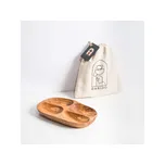 Dřevěný servírovací talíř Darido