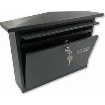 Poštovní schránka Poštovní schránka KT02 antracit 410x287x80mm "X" CH