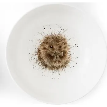 Wrendale porcelánová miska Hedgehog s ježkem 15cm snídaňová nízká