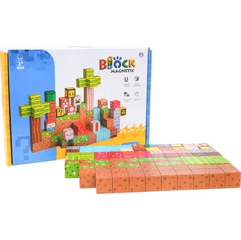 ostatní stavebnice RKToys Magnetická stavebnice 3D – 84 kostek