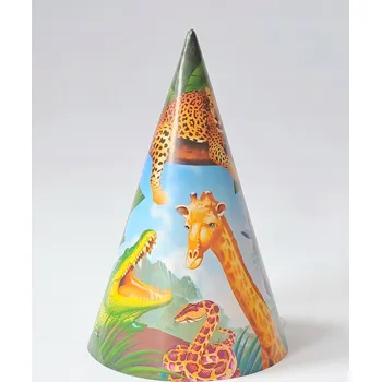 Party dekorace Narozeninové ubrousky Safari Amscan 25x25 cm