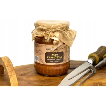 Hotové jídlo Rybářská farma Ślesin Rybí polévka 'KARPIÓWKA' - originální slezská polévka z kapra 600 ml