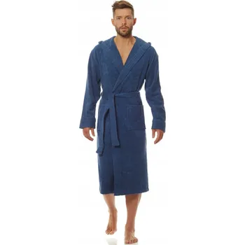 Dámský župan LL pánský župan FROTTE 2104 NAVY dlouhý - L