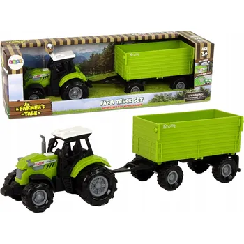 autíčko Traktor se Zeleným Přívěsem Farma