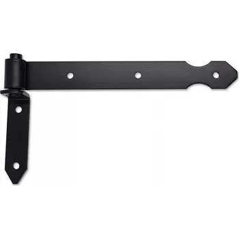 Dveřní kování Závěs vratový 300x40x5mm černý lak