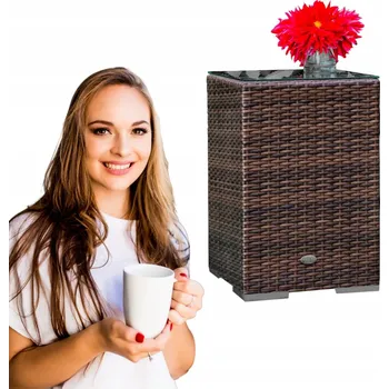 Konferenční stolek Stolek Bello Giardino technorattan čtvercový 40 x 40 x 60 cm