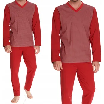 Pánské pyžamo Taro pánské pyžamo s dlouhým rukávem, velikost 5XL