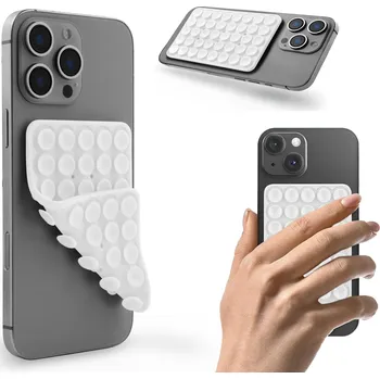 PŘÍSAVKA NA TELEFON OBOUSTRANNÁ GUMOVÁ SILIKONOVÁ DRŽÁK NA POUZDRO