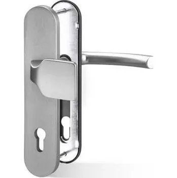 Dveřní kování Act servis VIKING PZ90 kl-madlo bez překr.stř.elox do nerezi F9