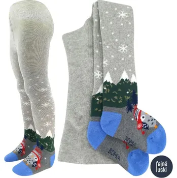 Dětské Termo punčochové kalhoty Amina modrá velikosti 62-68 cm