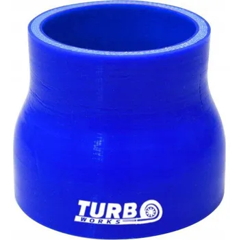 Brzdová hadice Přímá redukce TurboWorks Modrá 38-40mm TUNING SPORT