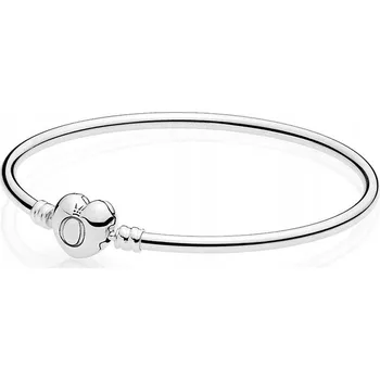 Náramek Náramek Pandora 596268-21 21 cm stříbrný se srdíčkem