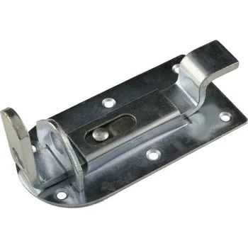 Stavební materiál Komas 12191 zástrč uzamykatelná 125mm lomená Zn