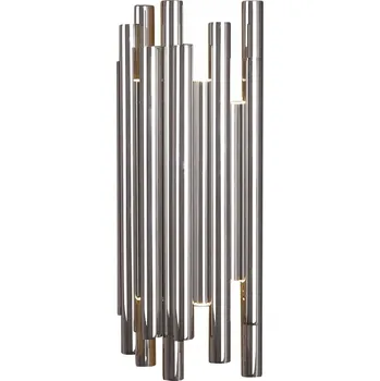 Nástěnné svítidlo Nástěnné svítidlo Maxlight stříbrné s integrovaným LED zdrojem 8 W