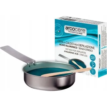 Přípravek na depilaci a epilaci Arcocere 120 g vosk s kyselinou hyaluronovou v hrnci na depilaci