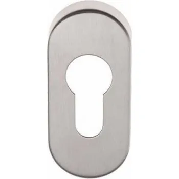 Dveřní kování Assa Abloy AHW660 rozeta oválná PZ nerez mat NRz