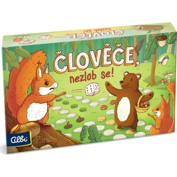 Společenská hra Člověče, nezlob se! dětské (Zvířátka) -