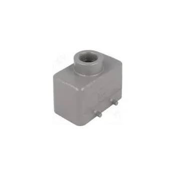 Síťový konektor Kryt pro konektory HDC Han B velikost 10B na kabel přímý