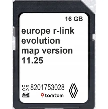 IP kamera MAPOVÁ KARTA RENAULT R-LINK TOMTOM EVOLUTION LIVE 2024/2025 11.25 EU + RADARY