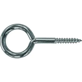 Nábytkové kování Oko zavřené s vrutem 12x6mm Zn zavřené