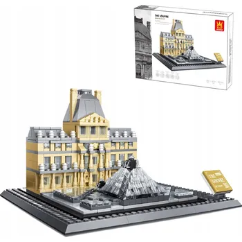 ostatní stavebnice Stavebnice Wange 4213 - Louvre v Paříži, 785 dílků