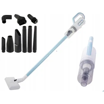 Vysavač VERTIKÁLNÍ TYČOVÝ VYSAVAČ RUČNÍ BEZSÁČKOVÝ S KABELEM 800W SILNÝ 6 NÁSTAVCŮ