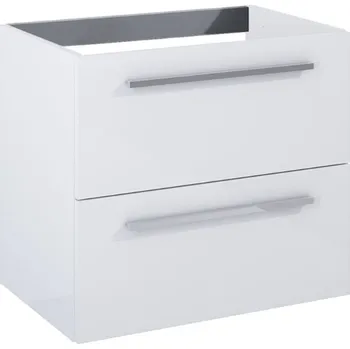 Koupelnový nábytek Skříňka pod umyvadlo se 2 zásuvkami Roca Kwadro 60 cm, bílý lesk