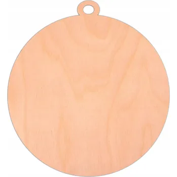 Vánoční dekorace Dřevěná vánoční koule na vánoční stromeček, ozdoba na zavěšení, vánoční dekorace k dekoraci