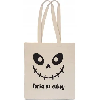 EKO BAVLNĚNÁ TAŠKA s potiskem na sladkosti BONBÓNY Smile TT_004