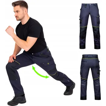 Pracovní obuv ELASTICKÉ PRACOVNÍ KALHOTY SE STREČOVÝMI VÝZTUHAMI, SUPER ELASTICKÉ, vel.
