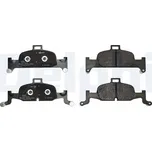 Sada brzdových destiček, kotoučová brzda DELPHI LP3239