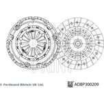 Sada spojky BLUE PRINT ADBP300209