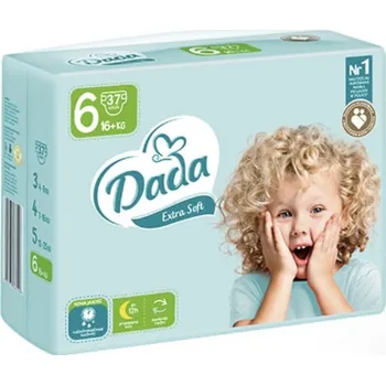 jednorázová plena Plenky Dada Extra soft velikost 6 37 kusů 16+ kg