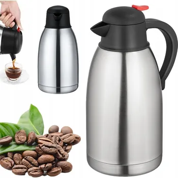 Termoska Termoska na nápoje Bedee 2 l stříbrná