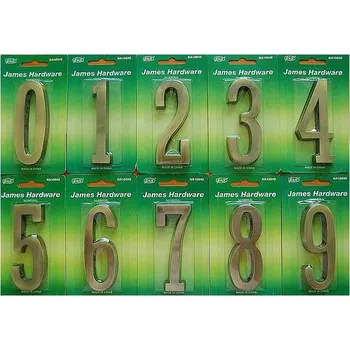 Dveřní kování Číslice"1" na dveře 100mm bronz