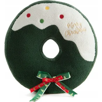 Polštář Vánoční Polštář mikulášský dárek , Vánoce, 40x6x40 cm, kobliha