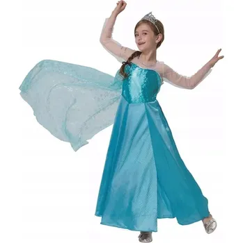 Karnevalový kostým Kostým Ledové Království CZASNAPARTY vel. 110-122