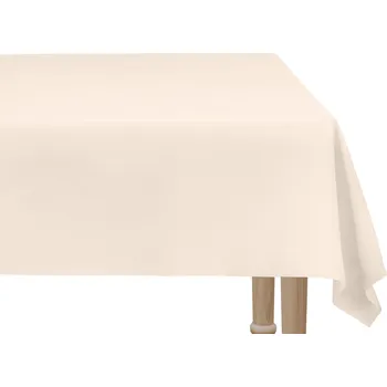 Jednorázový ubrus PartyDeco Plastový ubrus béžový, 137 x 183 cm