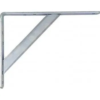 Konzola policová bílý zinek 200x150x20 (100kg/pár)