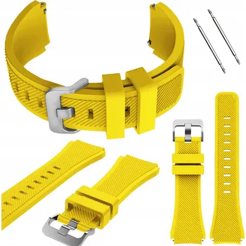 Řemínek na hodinky Řemínek ChronSmarta pro Xiaomi 22mm žlutý