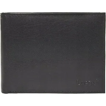 Peněženka Lagen peněženka přírodní kůže černá - muž