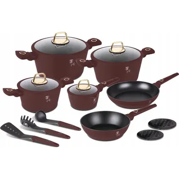 Sada nádobí Sada hrnců Berlinger Haus Leonardo z hliníku 15 ks.